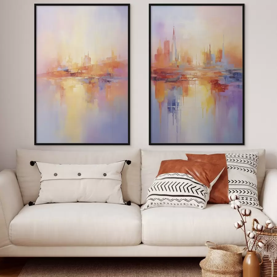 Fototapet Pestrobarevná města d00462