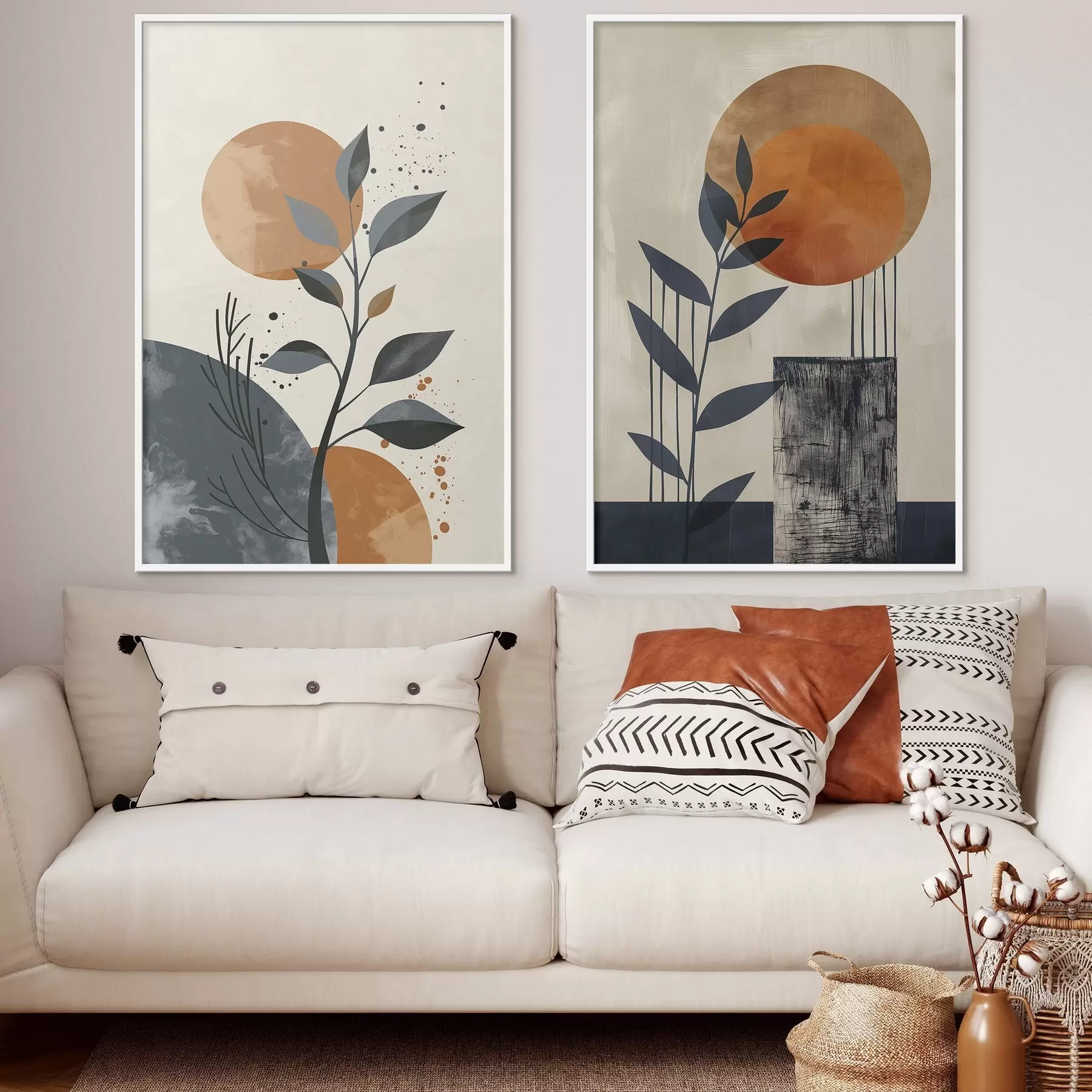 Fototapet Listy při západu slunce d00469