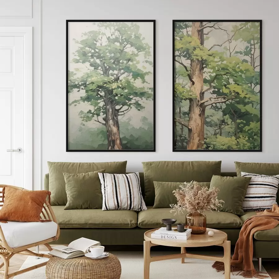 Fototapet Malba imitující dřevo d00503