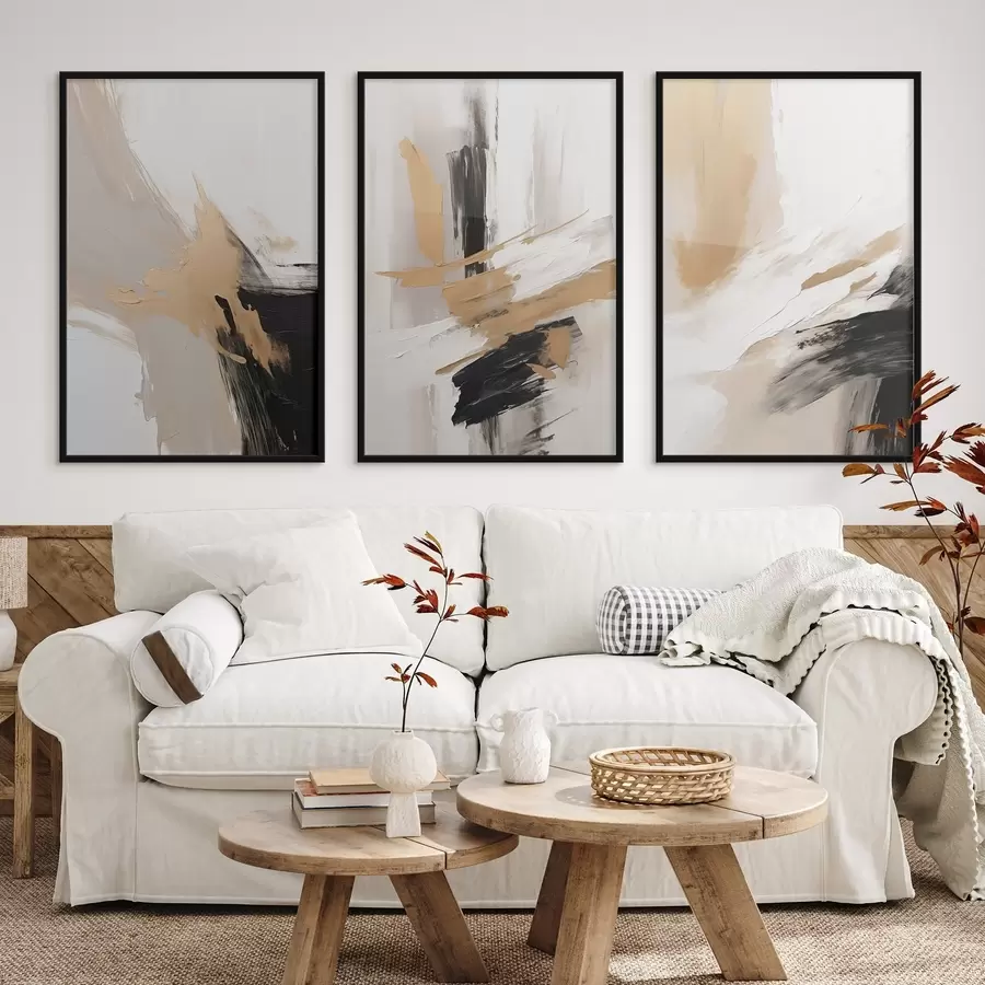 Fototapet Moderní abstrakce imitující tahy štětcem d00505