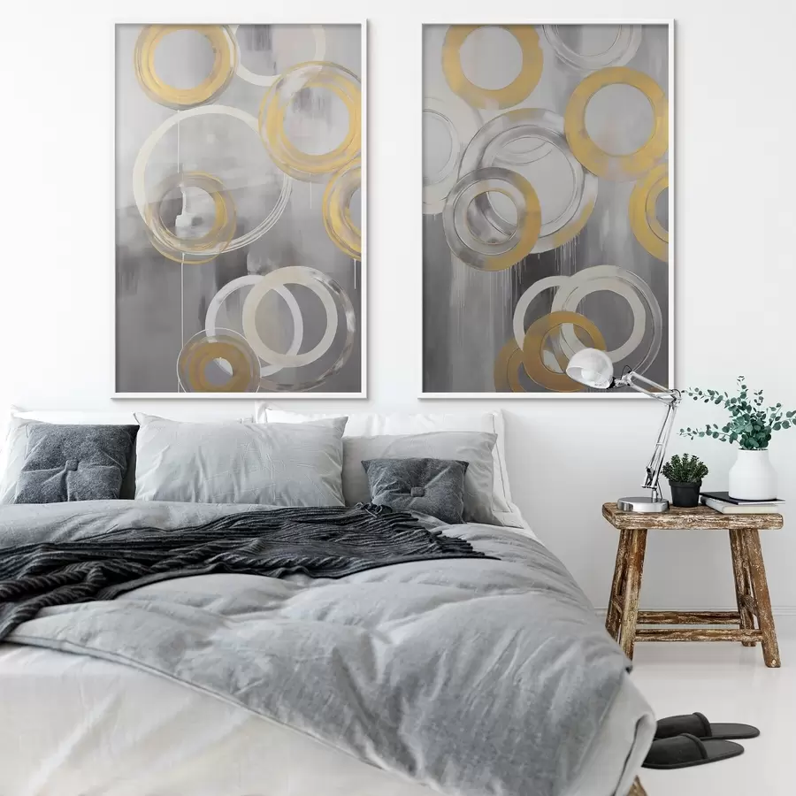 Fototapet Abstrakce s kruhy d00509