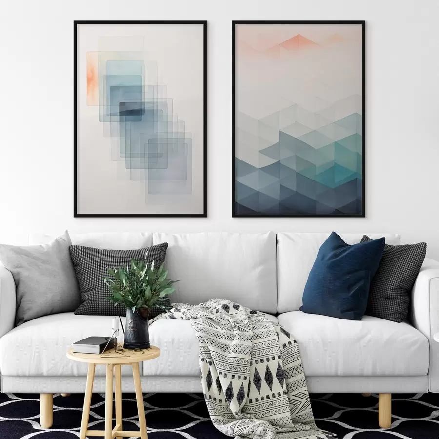 Fototapet Moderní geometrická abstrakce d00537