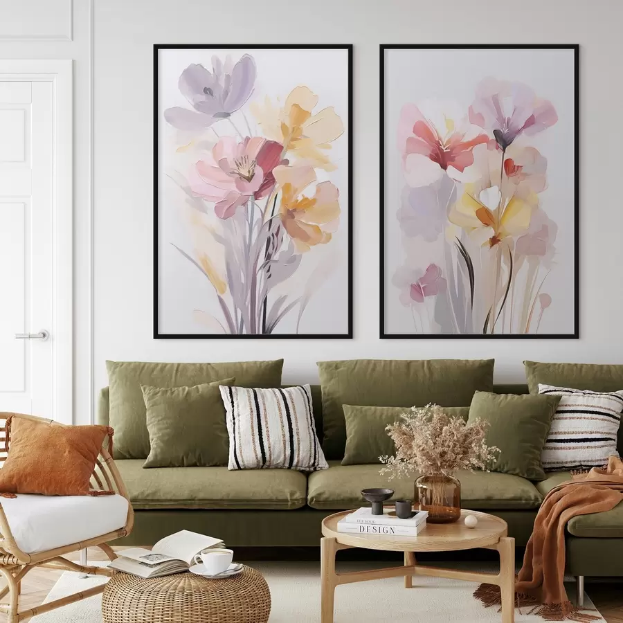 Fototapet Abstraktní kytice květin d00910