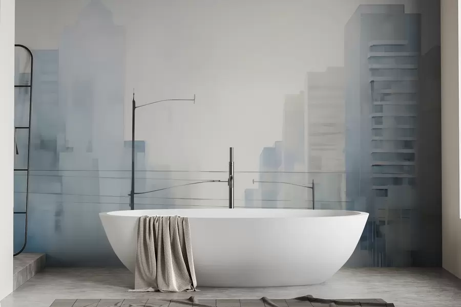 Fototapet Abstraktní město w05074