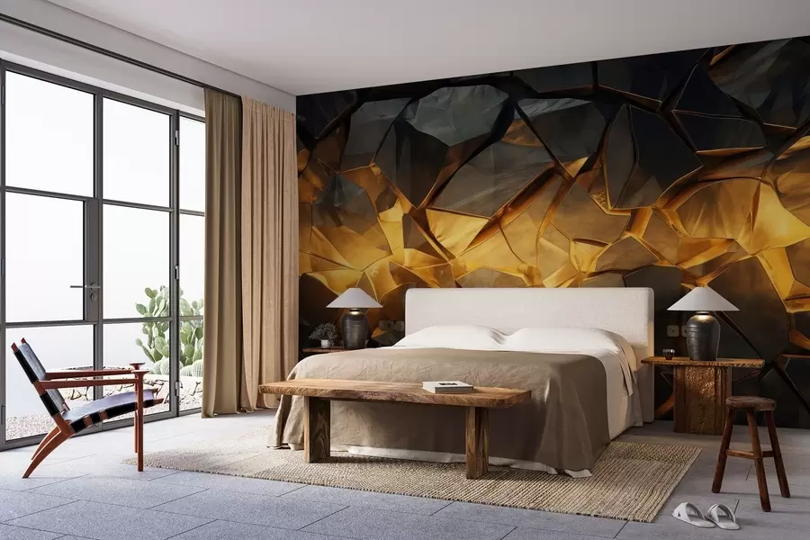 Fototapet Akvarelová imitace kamene w05045