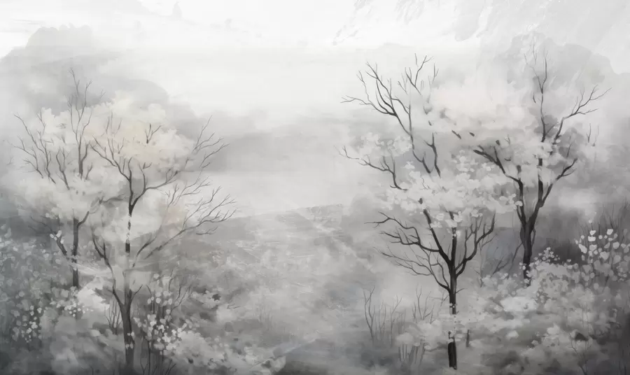 Fototapet Lehký dech stromů w05054