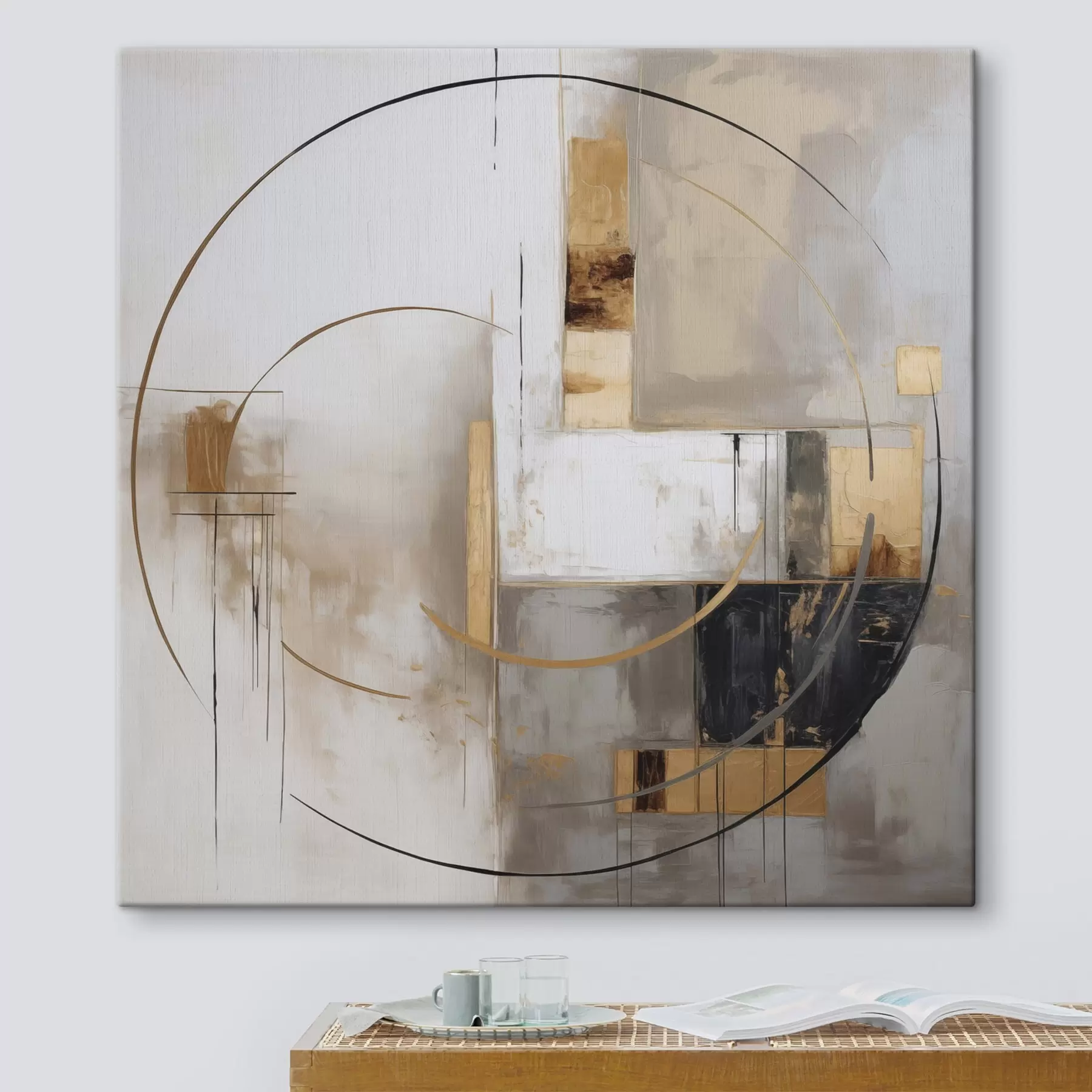 Obraz Abstraktní kompozice Č. s47149