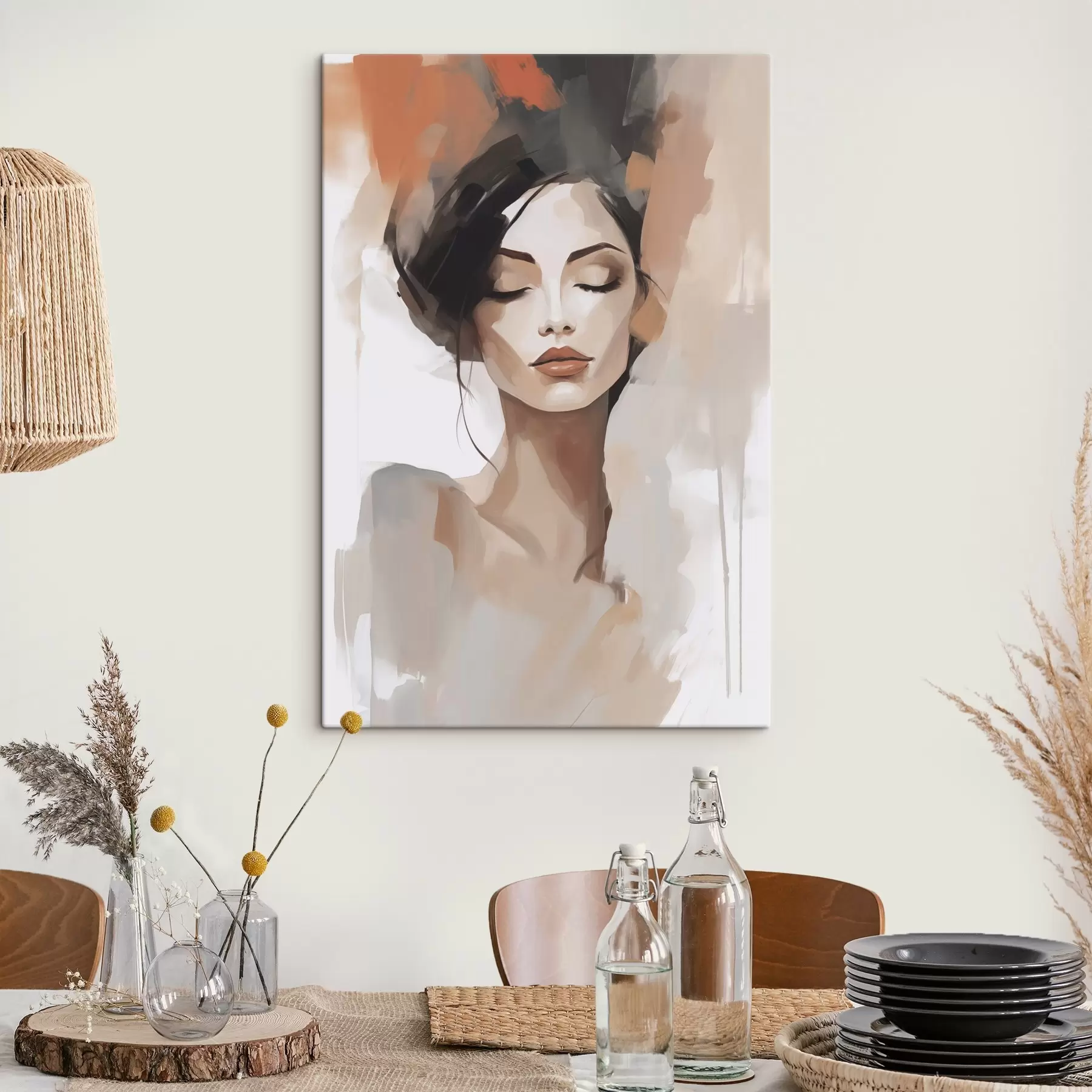 Obraz Abstraktní portrét dívky Č. s47151