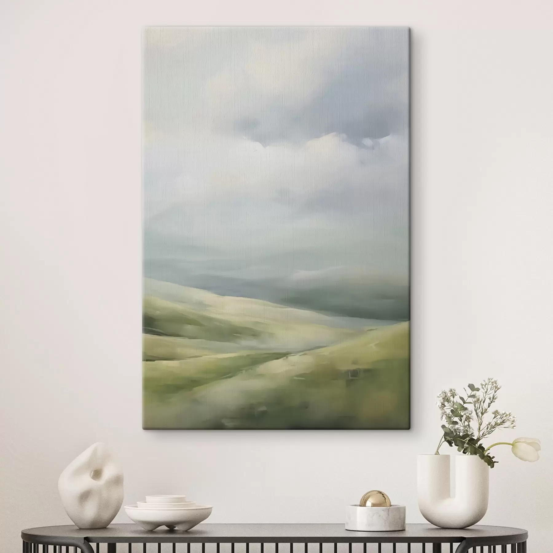 Obraz Pole na pozadí mraků Č. s47243