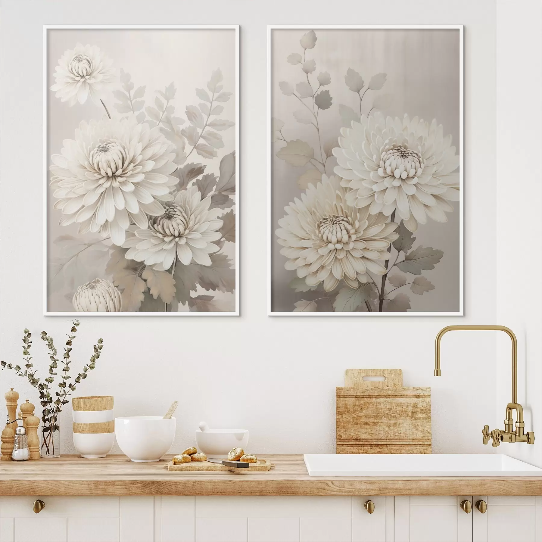 Fototapet Abstraktní chryzantémy d00856