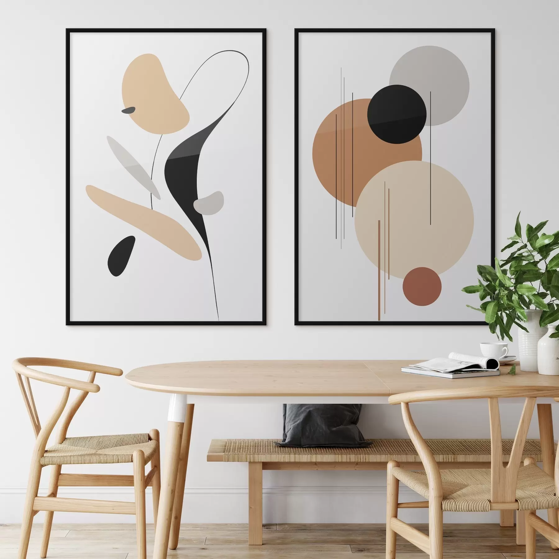 Fototapet Abstraktní geometrická kompozice d00908