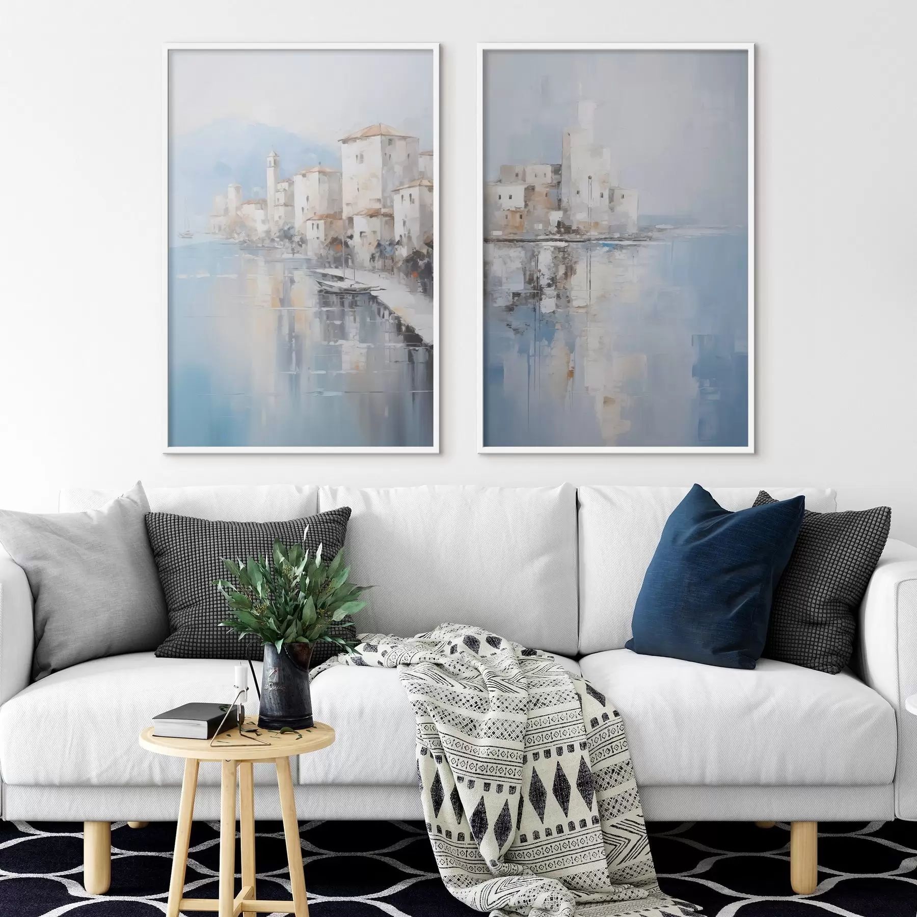 Fototapet Abstraktní krajinářská imitace malby d00997