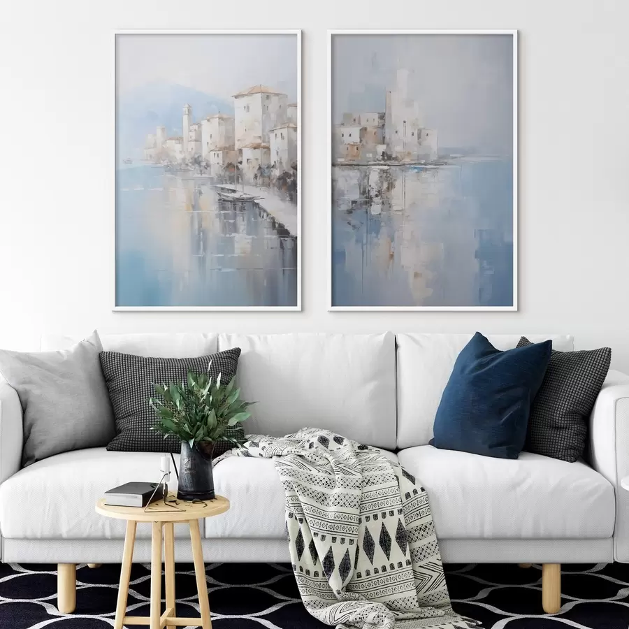 Fototapet Abstraktní krajinářská imitace malby d00997