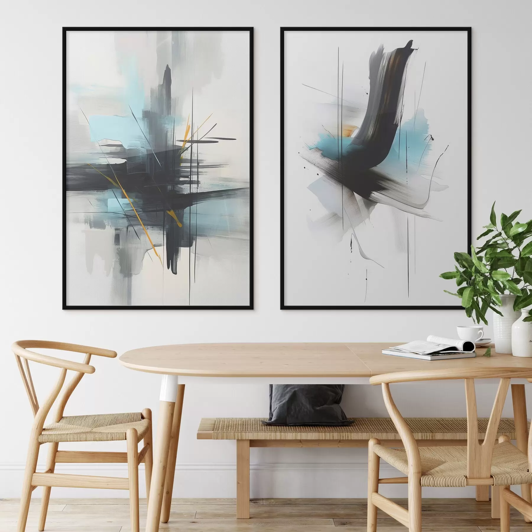 Fototapet Abstrakce s imitací stříkanců a tahů štětcem d01037