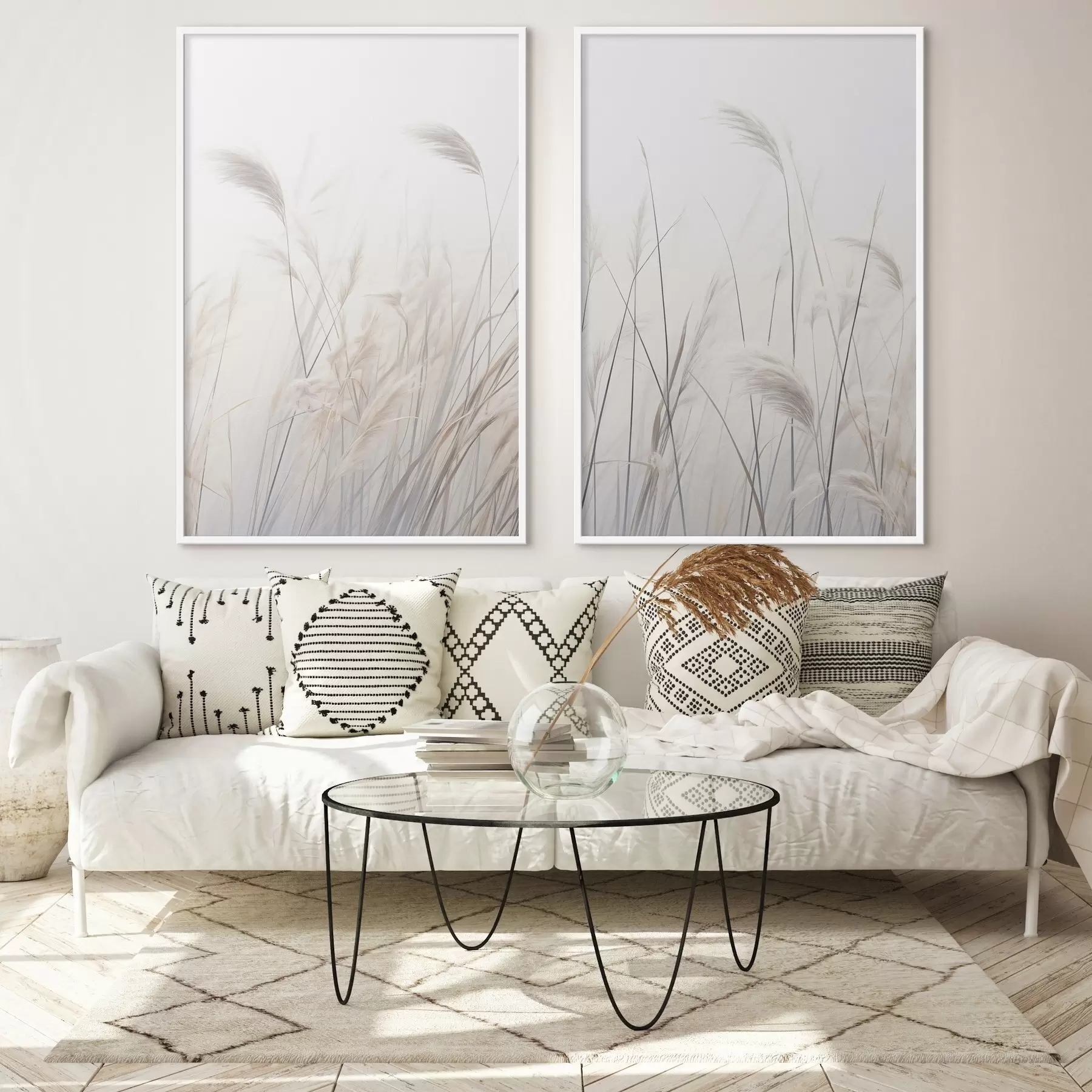 Fototapet Jemné rostliny na světlém pozadí d01065