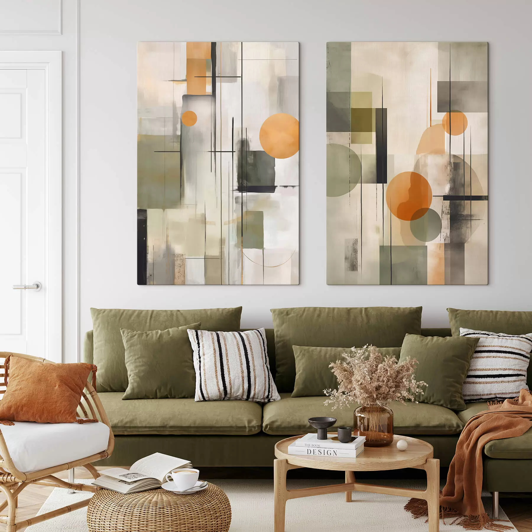 Obraz Geometrické abstrakce Č. m01165