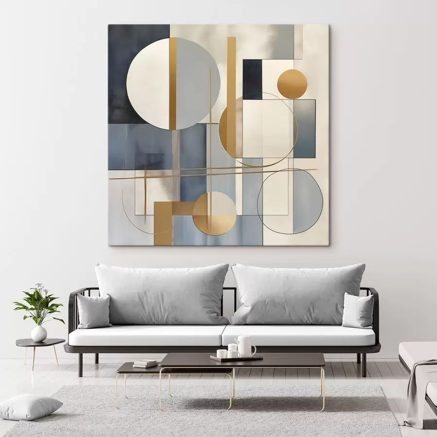 Obraz Geometrické abstrakce Č. s47042