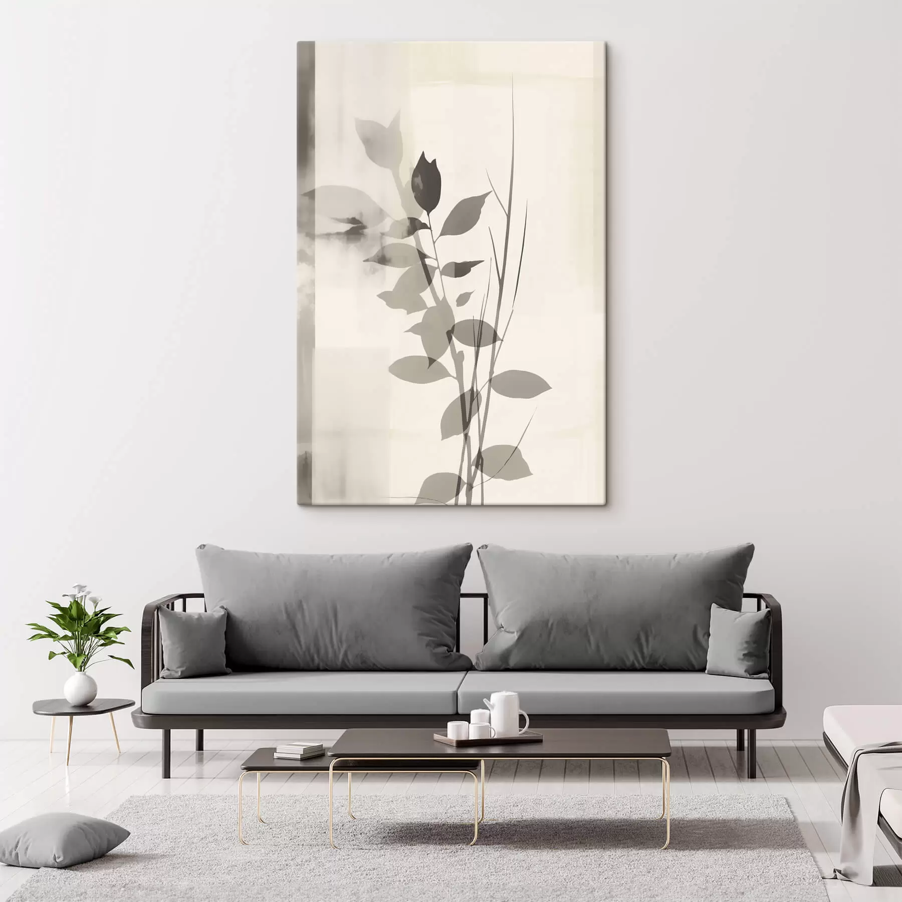 Obraz Abstraktní listové větve Č. s47103