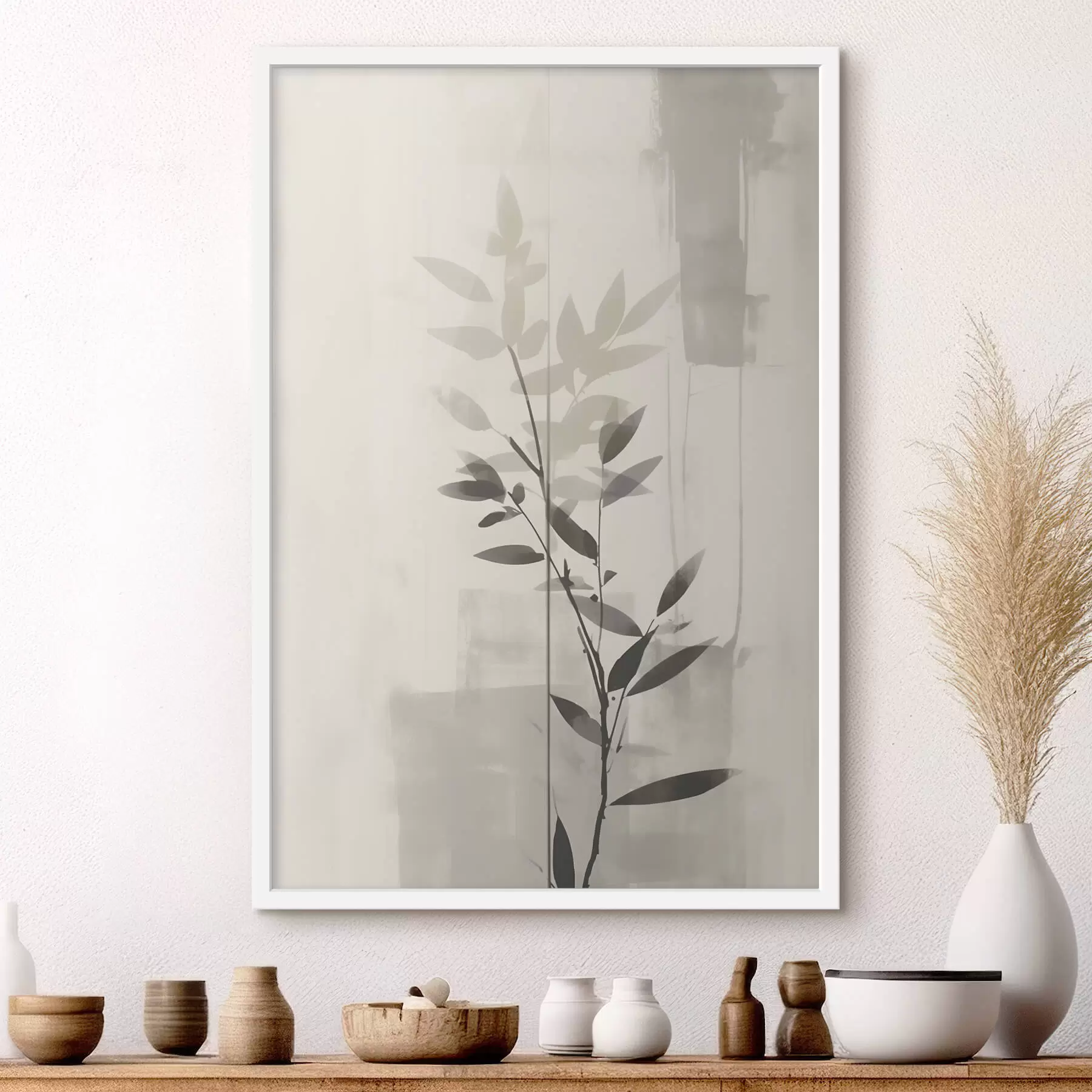 Fototapet Abstraktní listové větve f47102