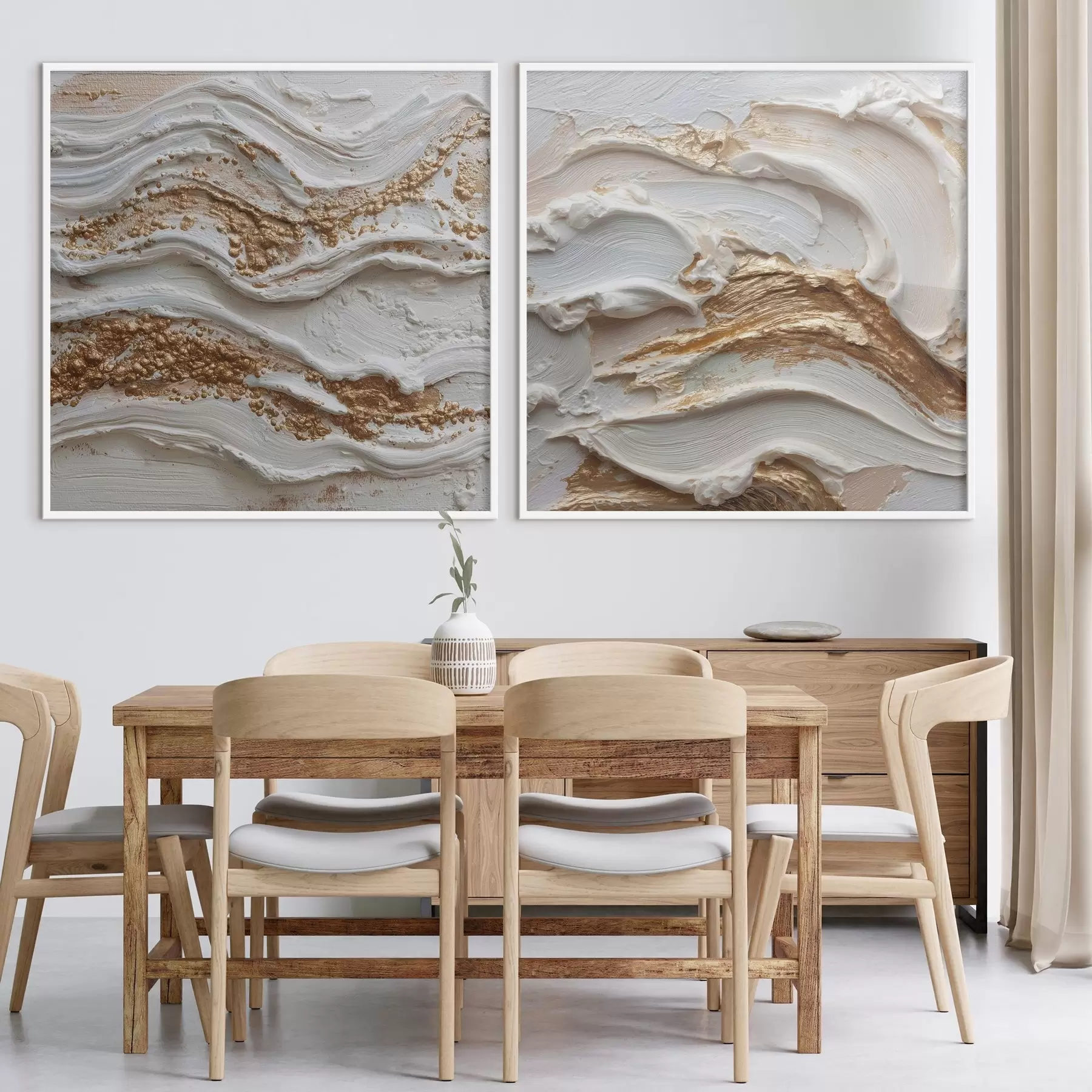 Fototapet Objemová abstrakce s bílými a žlutými tahy d00742