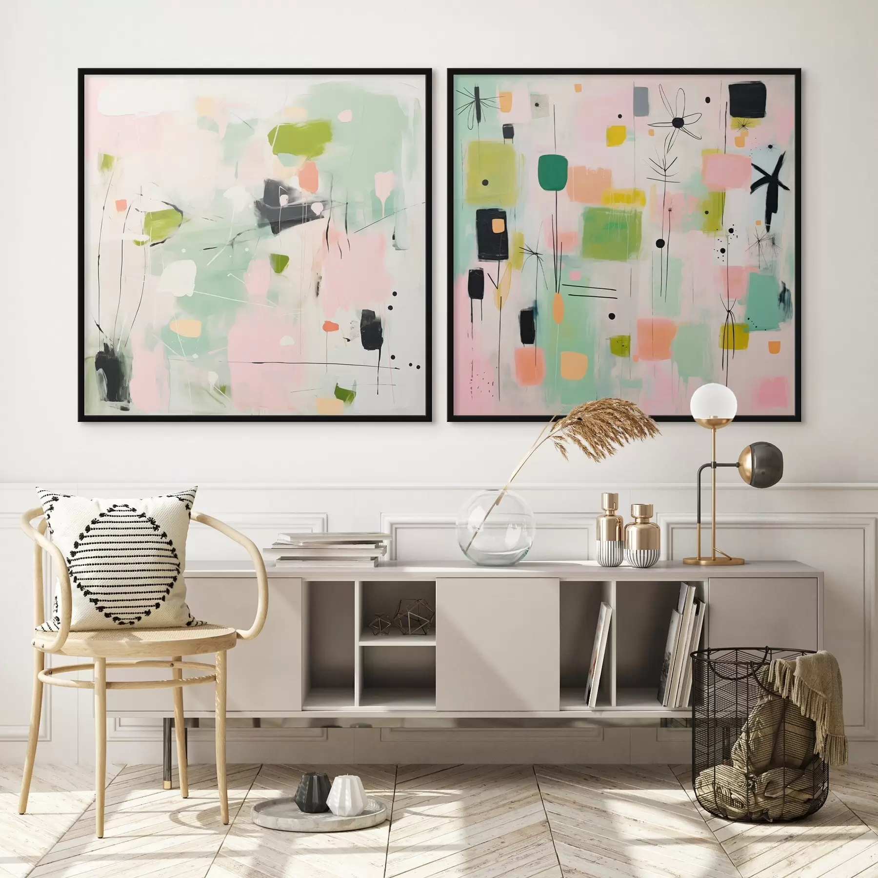 Fototapet Květinové motivy v moderním stylu d00900