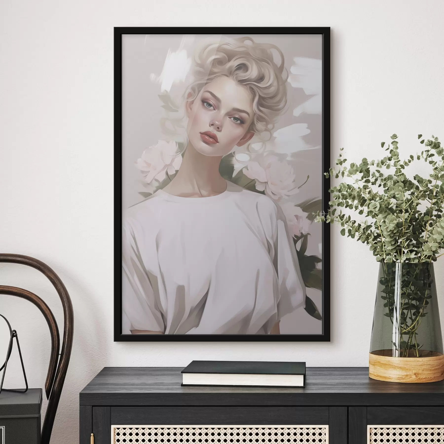 Fototapet Portrét dívky v tričku f47340