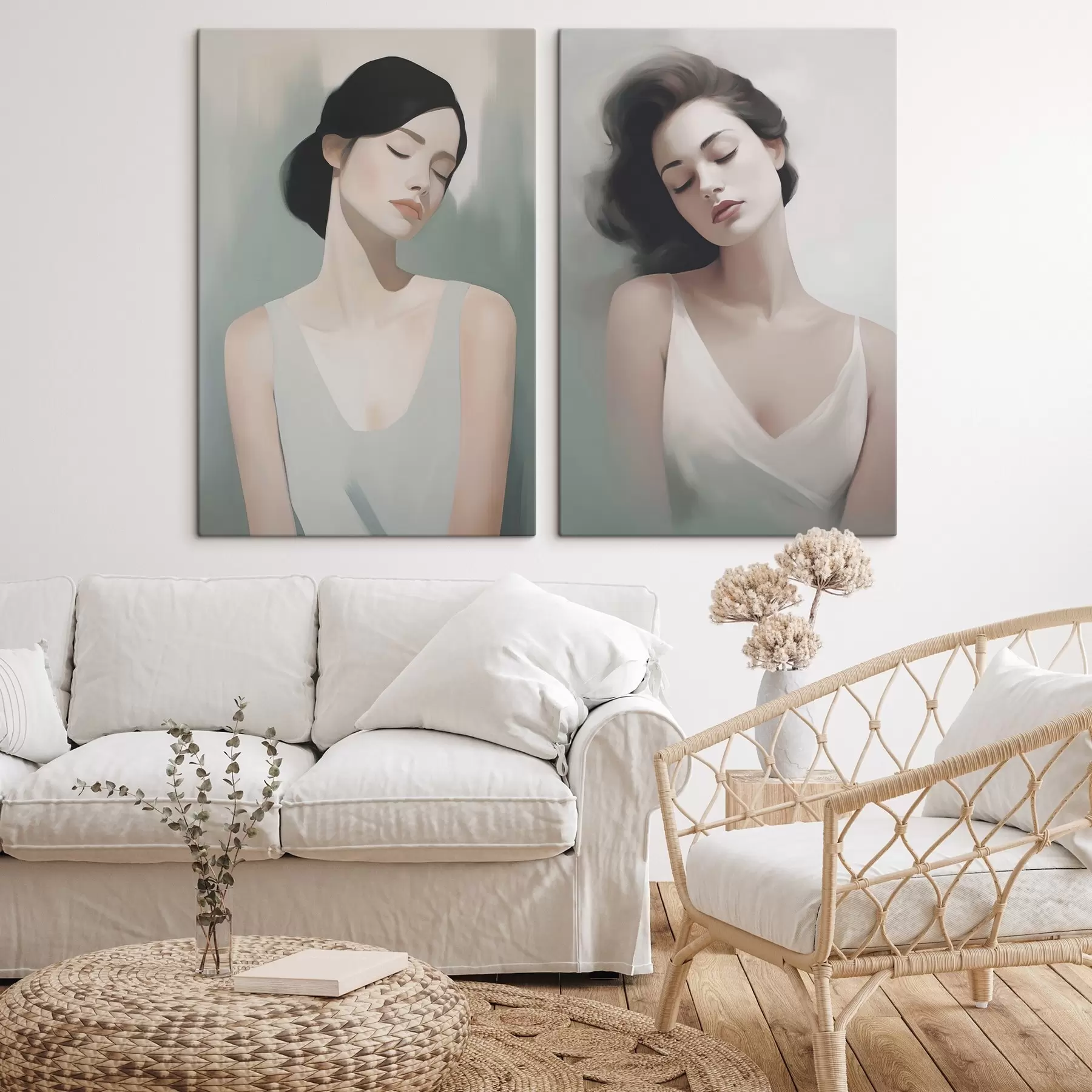 Obraz Dívka se zavřenýma očima Č. m01188