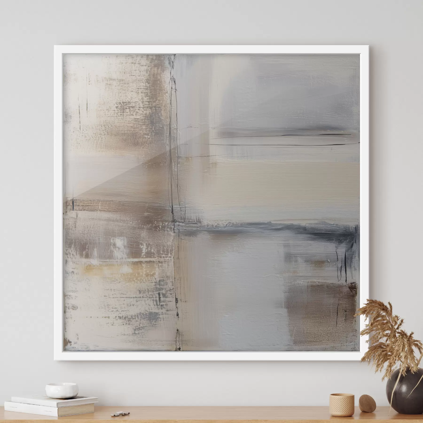 Fototapet současná abstrakce v tlumených tónech f47122