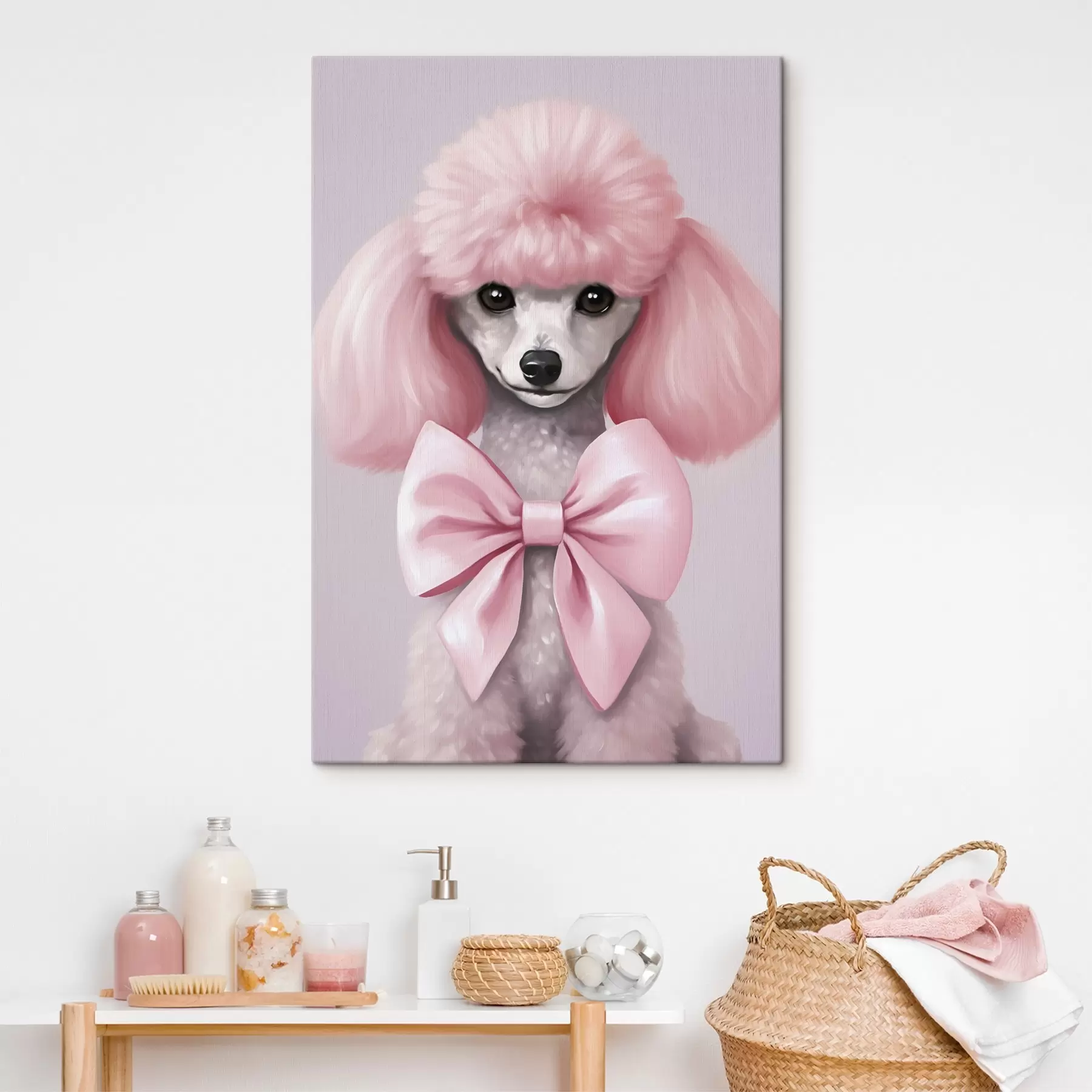 Obraz Pudl s mašlí Č. s47412