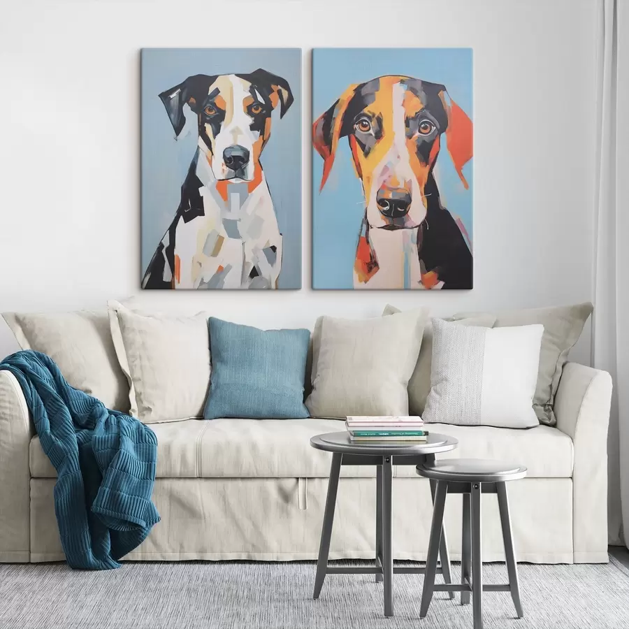 Obraz Abstraktní portrét psa Č. m01189