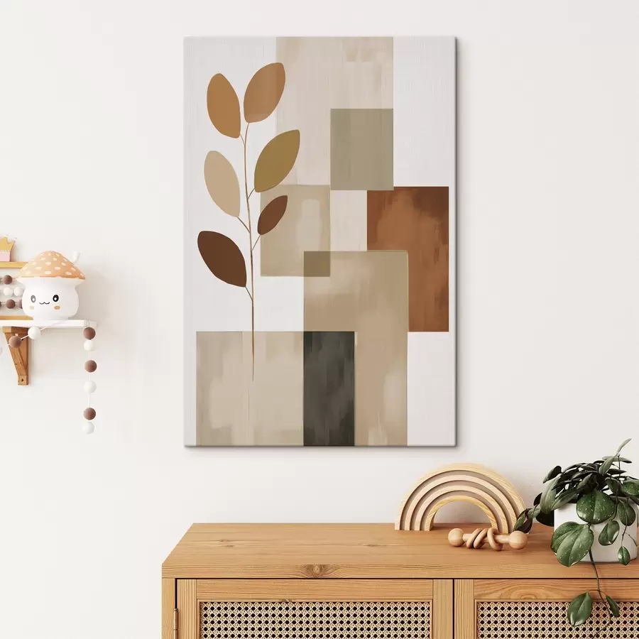 Obraz Abstrakce napodobující malbu Č. s47485