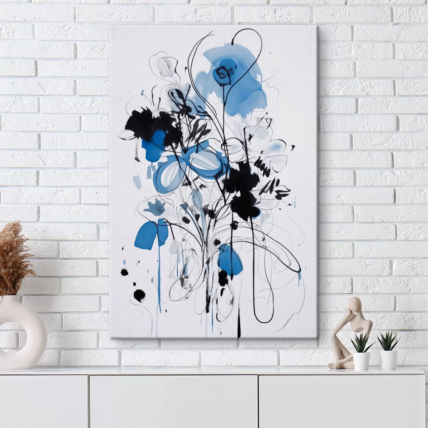 Obraz Abstrakce s tečkami Č. s47490