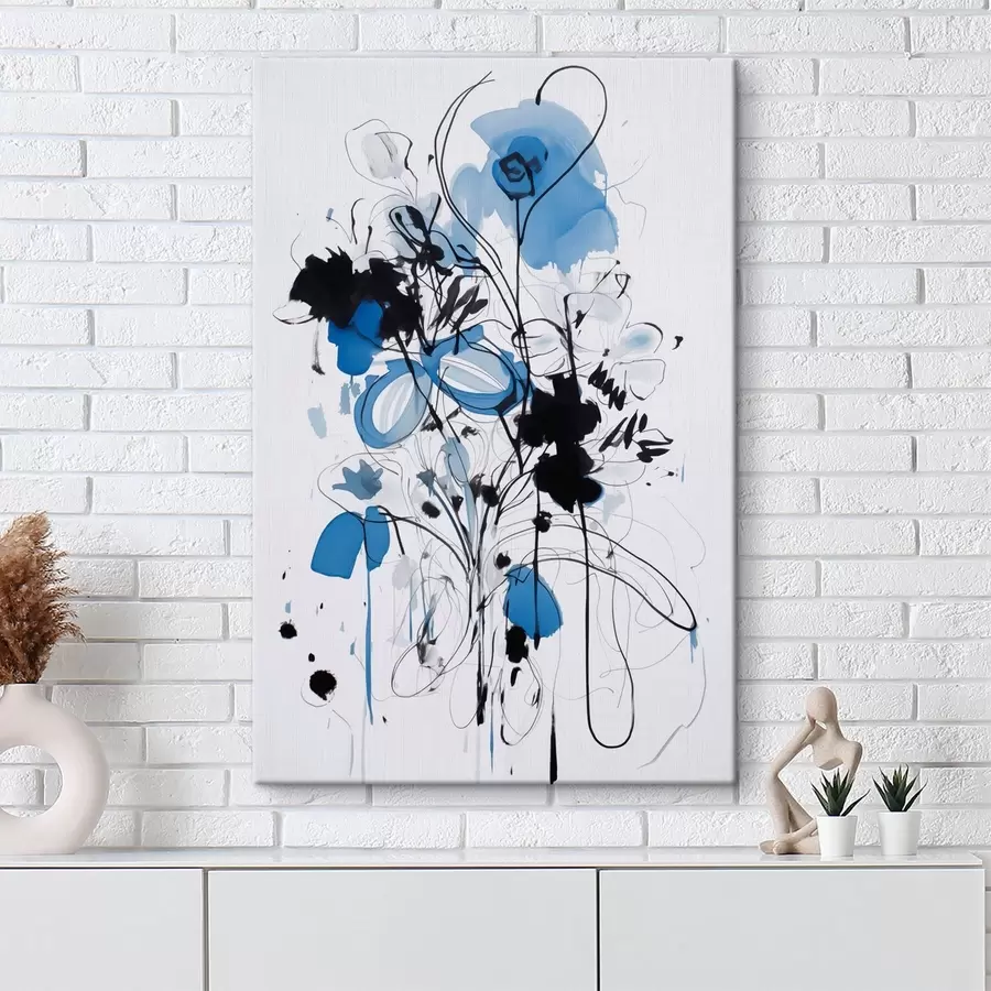 Obraz Abstrakce s tečkami Č. s47490