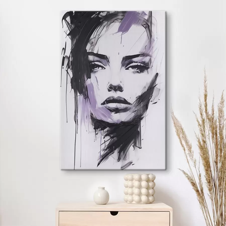 Obraz Abstraktní ženský portrét Č. s47498