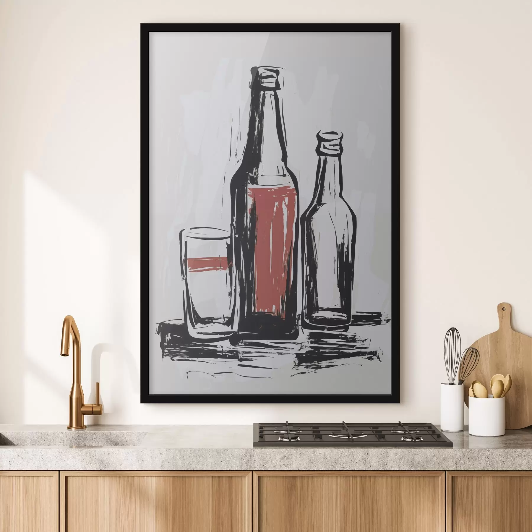 Fototapet Lahve a sklo f47493