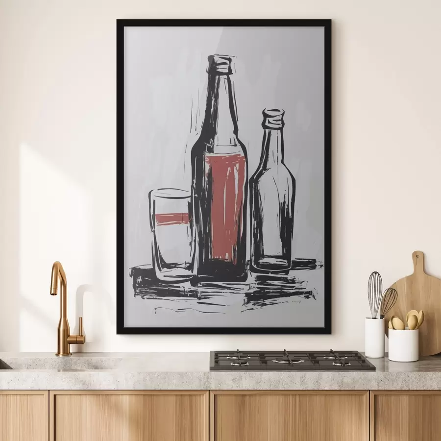 Fototapet Lahve a sklo f47493