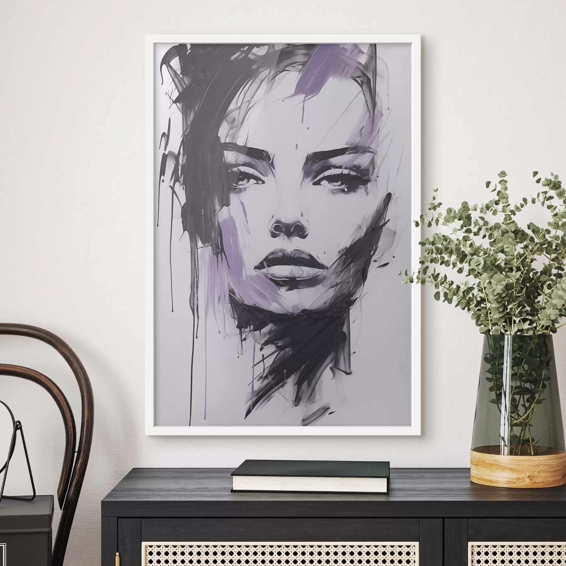 Fototapet Abstraktní ženský portrét f47498