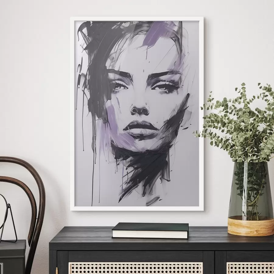 Fototapet Abstraktní ženský portrét f47498