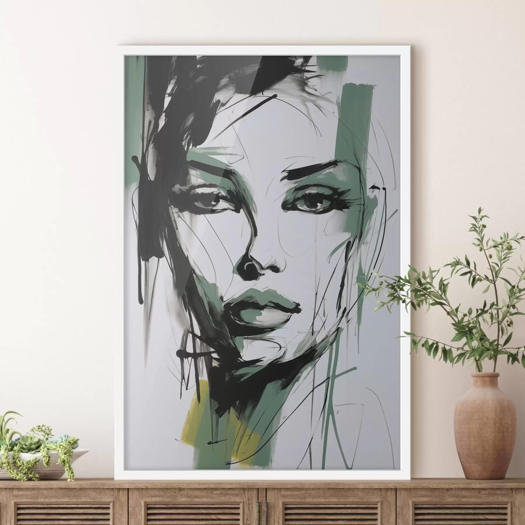 Fototapet Abstraktní ženský portrét f47499