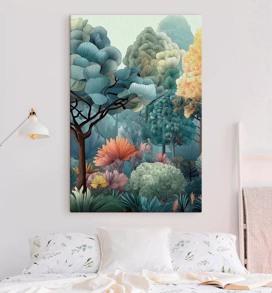 Obraz Abstraktní les Č. s47105