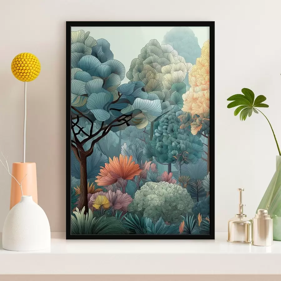 Fototapet Abstraktní les f47105