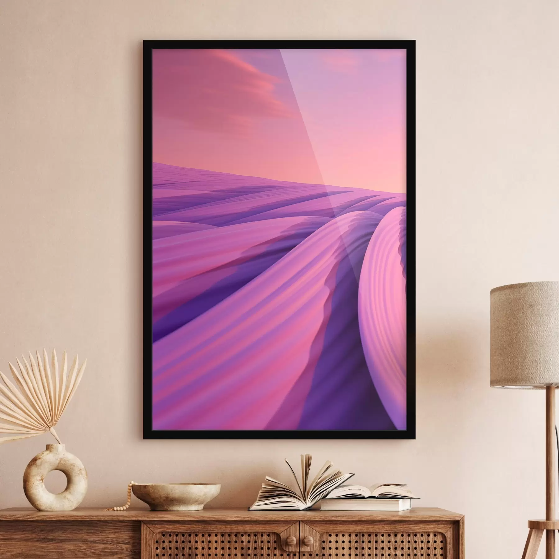 Fototapet Abstraktní levandulové pole f47110