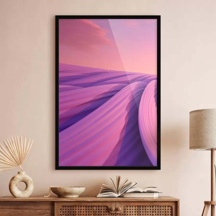 Fototapet Abstraktní levandulové pole f47110