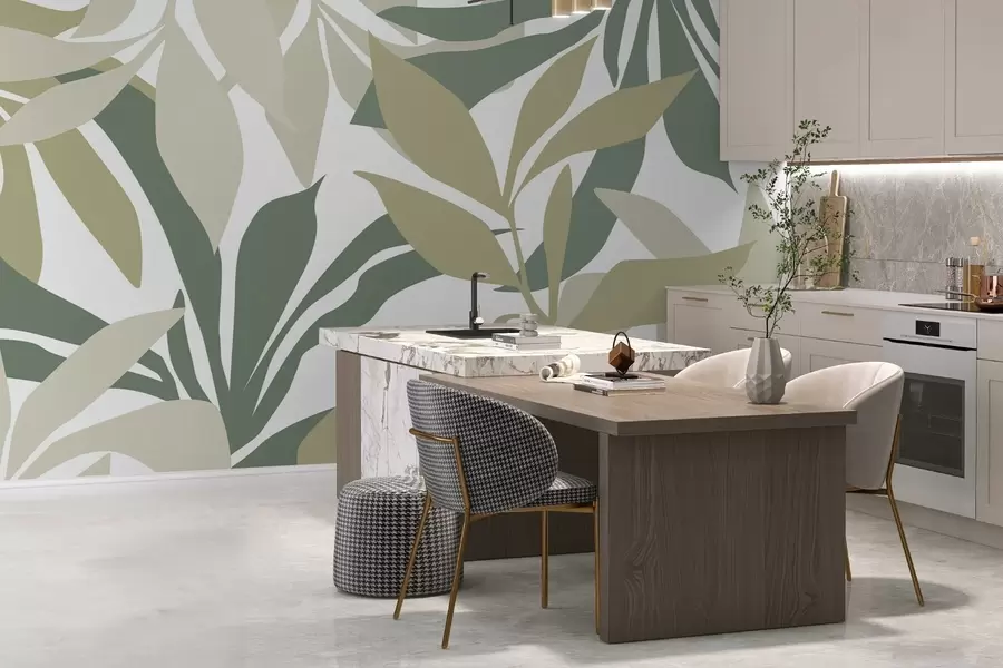 Fototapet Abstraktní listí w05136v1