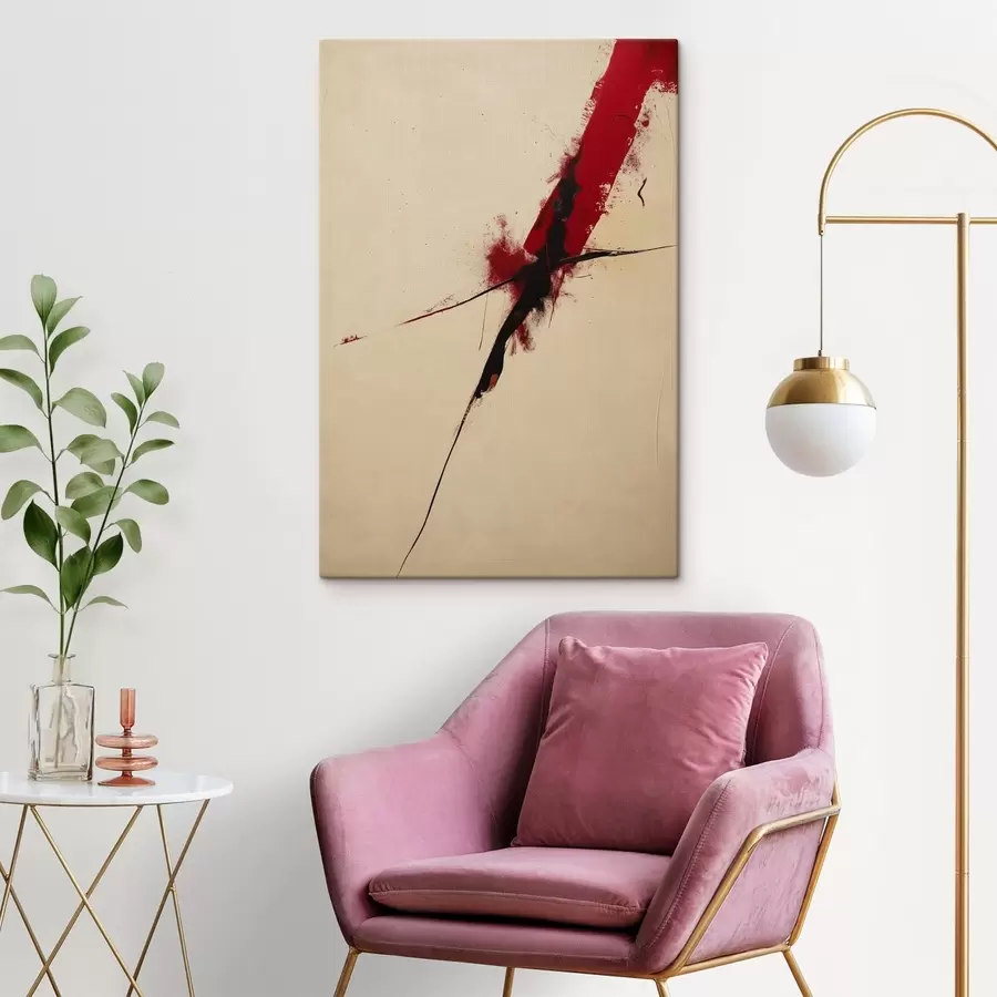 Obraz Červený akcent Č. s47461