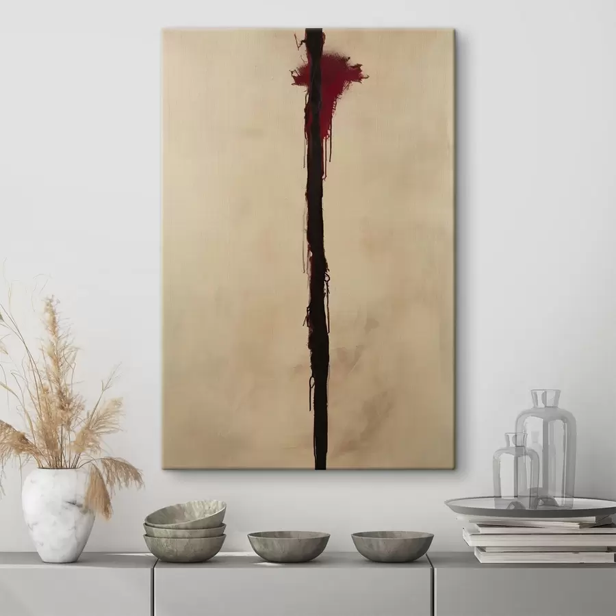 Obraz Červený akcent Č. s47462