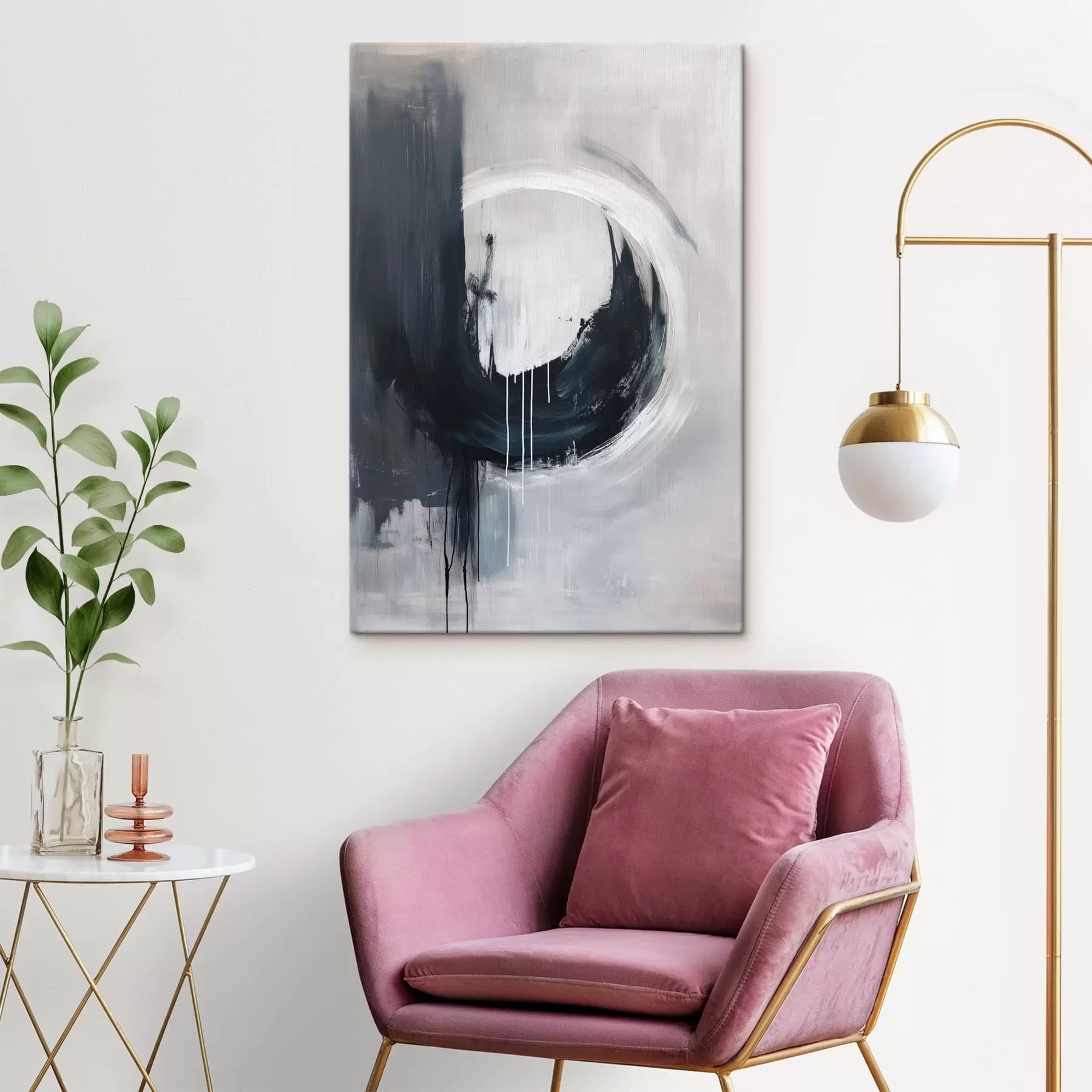 Obraz Abstraktní kruh Č. s47464