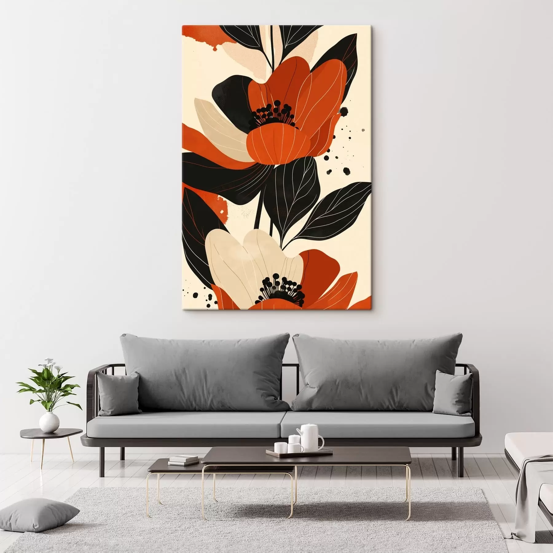 Obraz Velké barevné květy Č. s47468