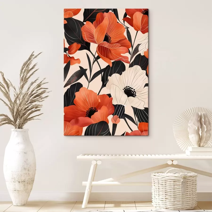 Obraz Velké barevné květy Č. s47469