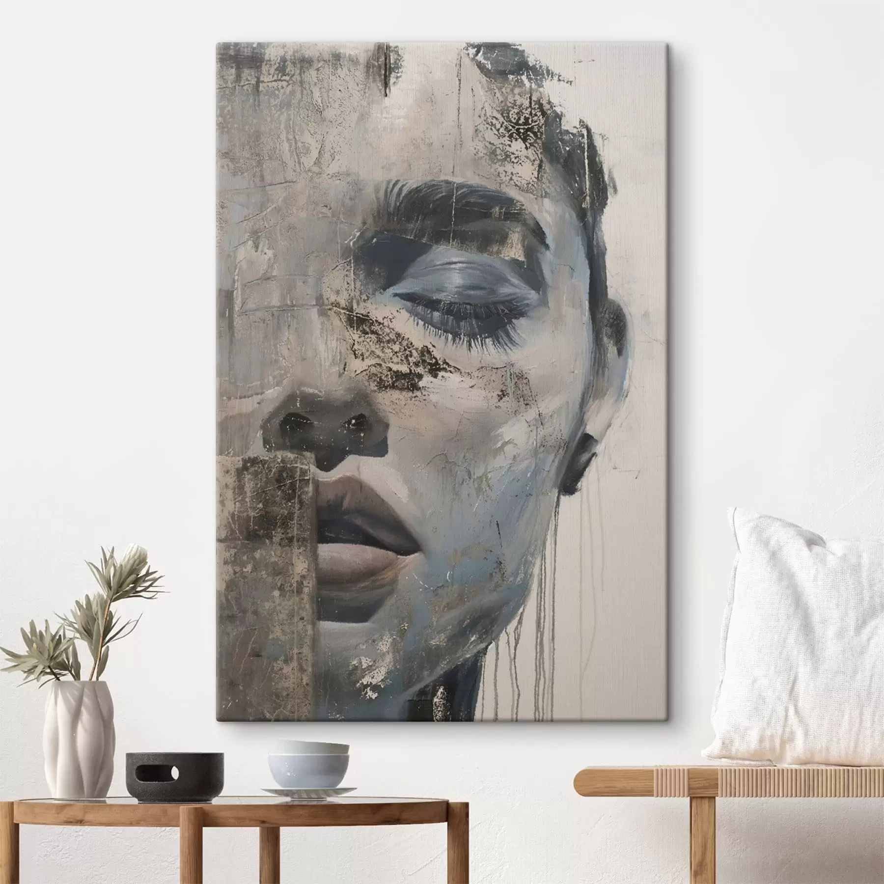 Obraz Minimalistický portrét Č. s47481